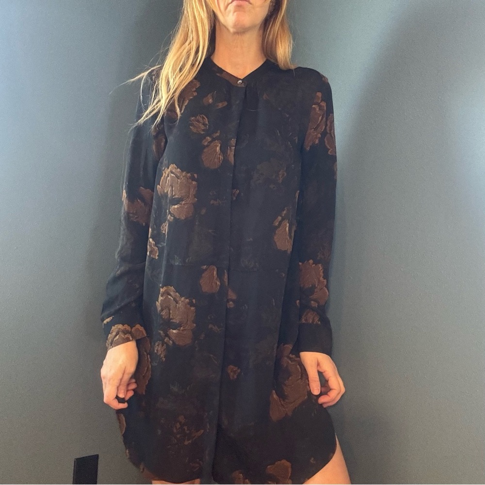 Wilfred by Aritzia Bossut Silk Dress Size Medium - Picture 5 of 11